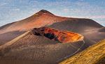 Mount Etna and Catania in background