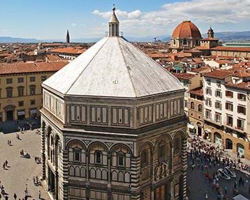 Baptistery and the City of Florence
