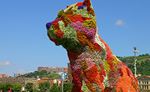 Flower dog from Bilbao