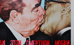 Berlin Wall Brezhnev and Honecker